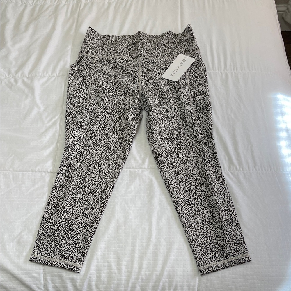 Athleta Monochrome Speckled Leggings